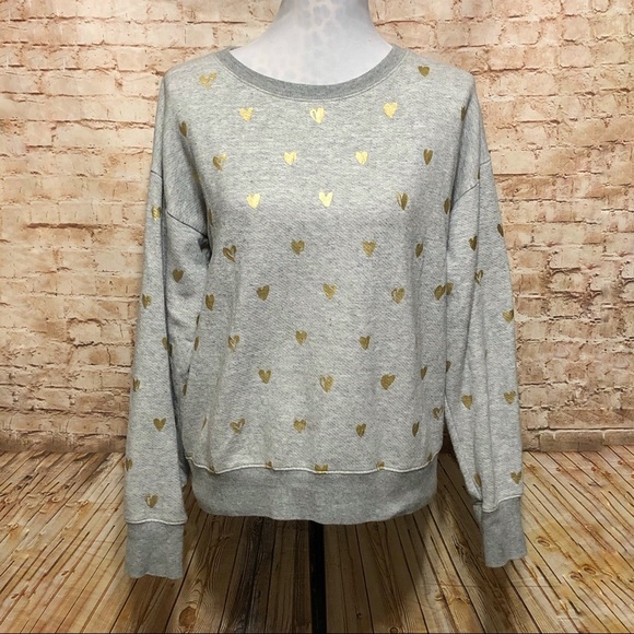 J.Crew Golden Heart Sweatshirt - Picture 2 of 8